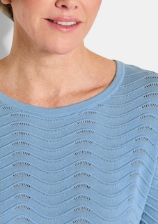 Strickpullover mit Wellenstruktur thumbnail 5