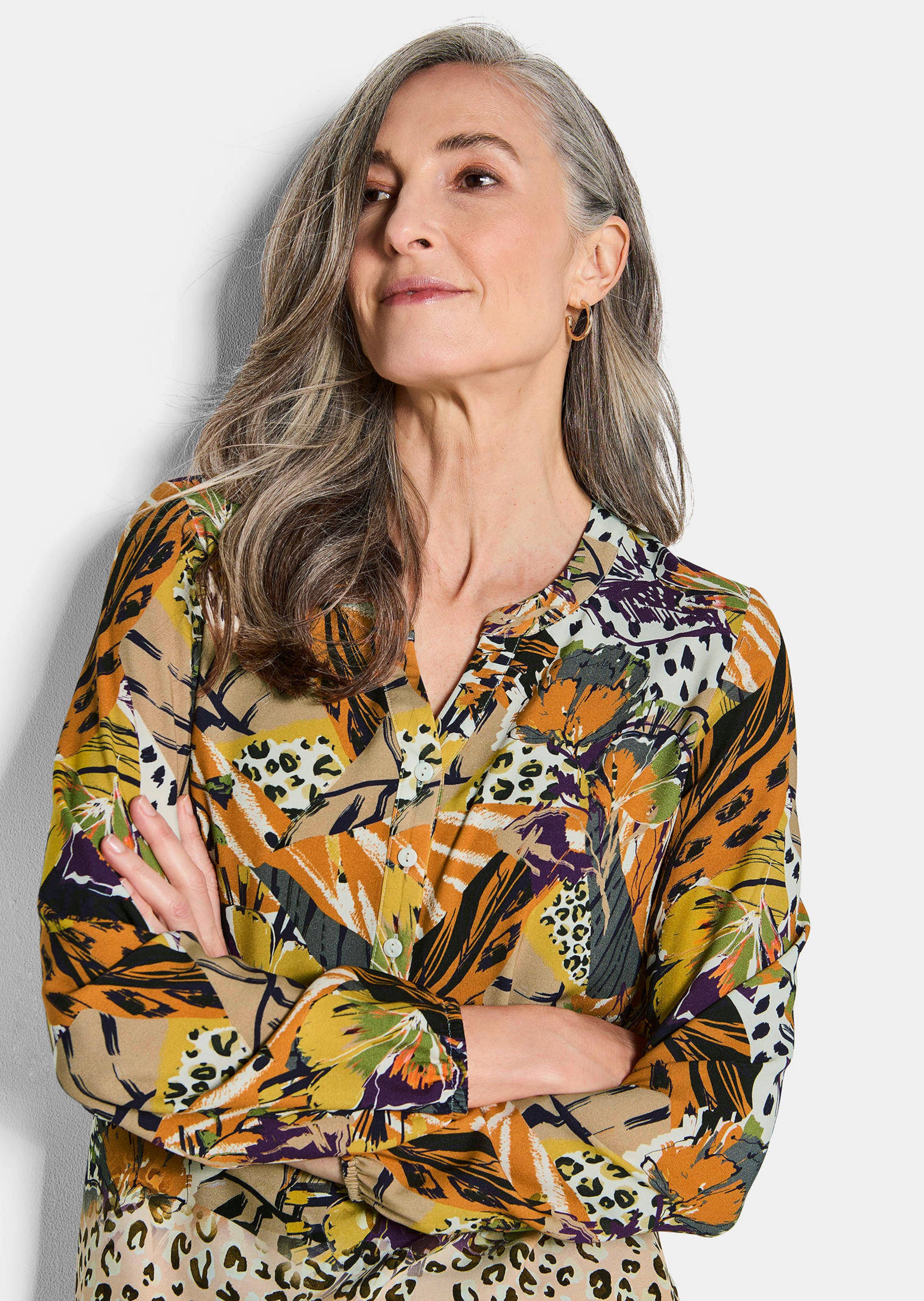Blouse met animal-print thumbnail 4