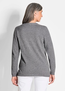 Kaschmir-Longstrickjacke thumbnail 3