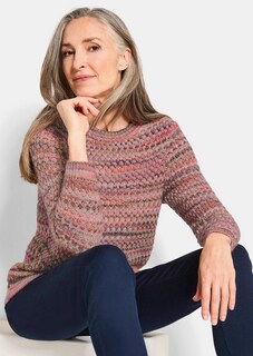 Pull en tricot multicolore thumbnail 4