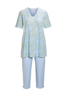 Baumwoll-Pyjama mit Halbarm thumbnail 5
