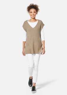 Rippstrick-Pullover aus Merinowolle mit Kaschmir thumbnail 3