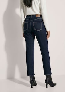 Jeans mit geknöpftem Saum thumbnail 4