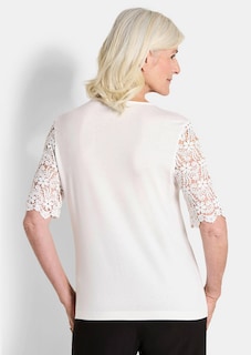 Shirt mit effektvoller Spitze thumbnail 3