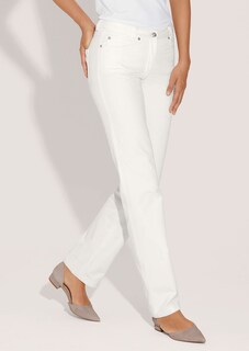 M-Jeans in gerader Form mit Logo-Stickerei thumbnail 2