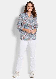 Paisley-Bluse mit Hemdkragen thumbnail 2