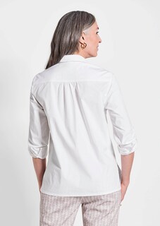 Blouse classique avec manches à retrousser thumbnail 3