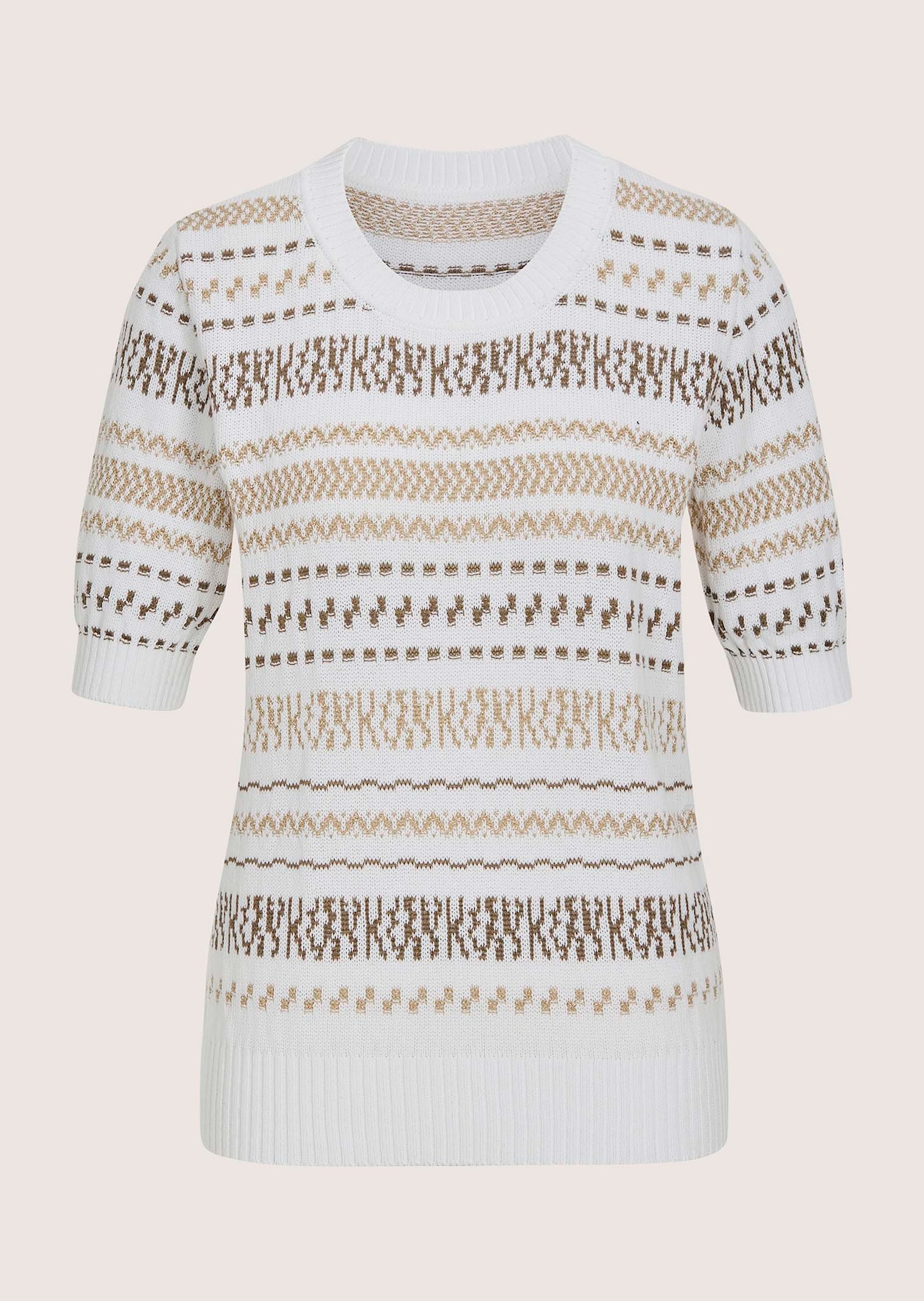 Pull avec fil brillant