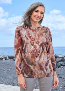Sweat-shirt au bel aspect métallisé thumbnail 7