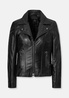 Lederjacke mit Schößchen thumbnail 7