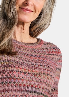 Pull en tricot multicolore thumbnail 5