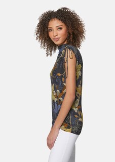 T-shirt avec motif floral thumbnail 5