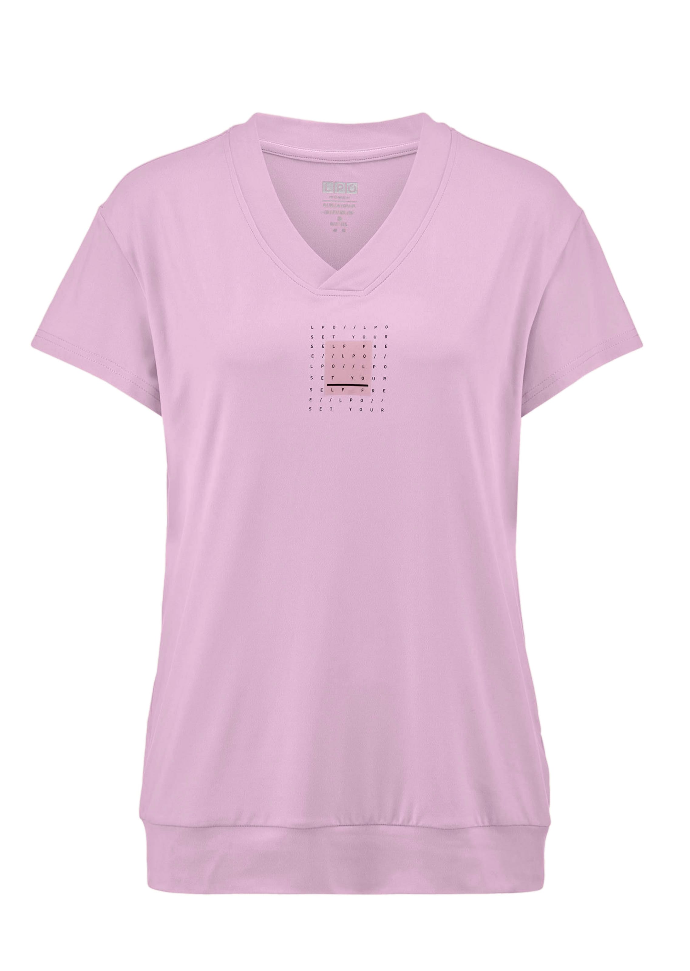 Functioneel shirt met V-hals