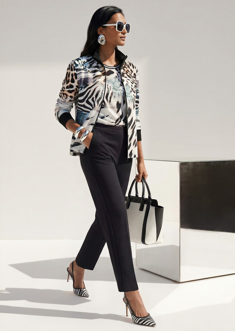 Tricot barrel-broek
