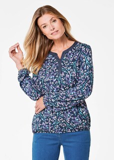 Comfortabel shirt met unieke print thumbnail 1
