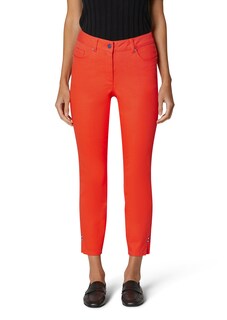 Slim-fit 7/8 jeans with rhinestone decoration thumbnail 2