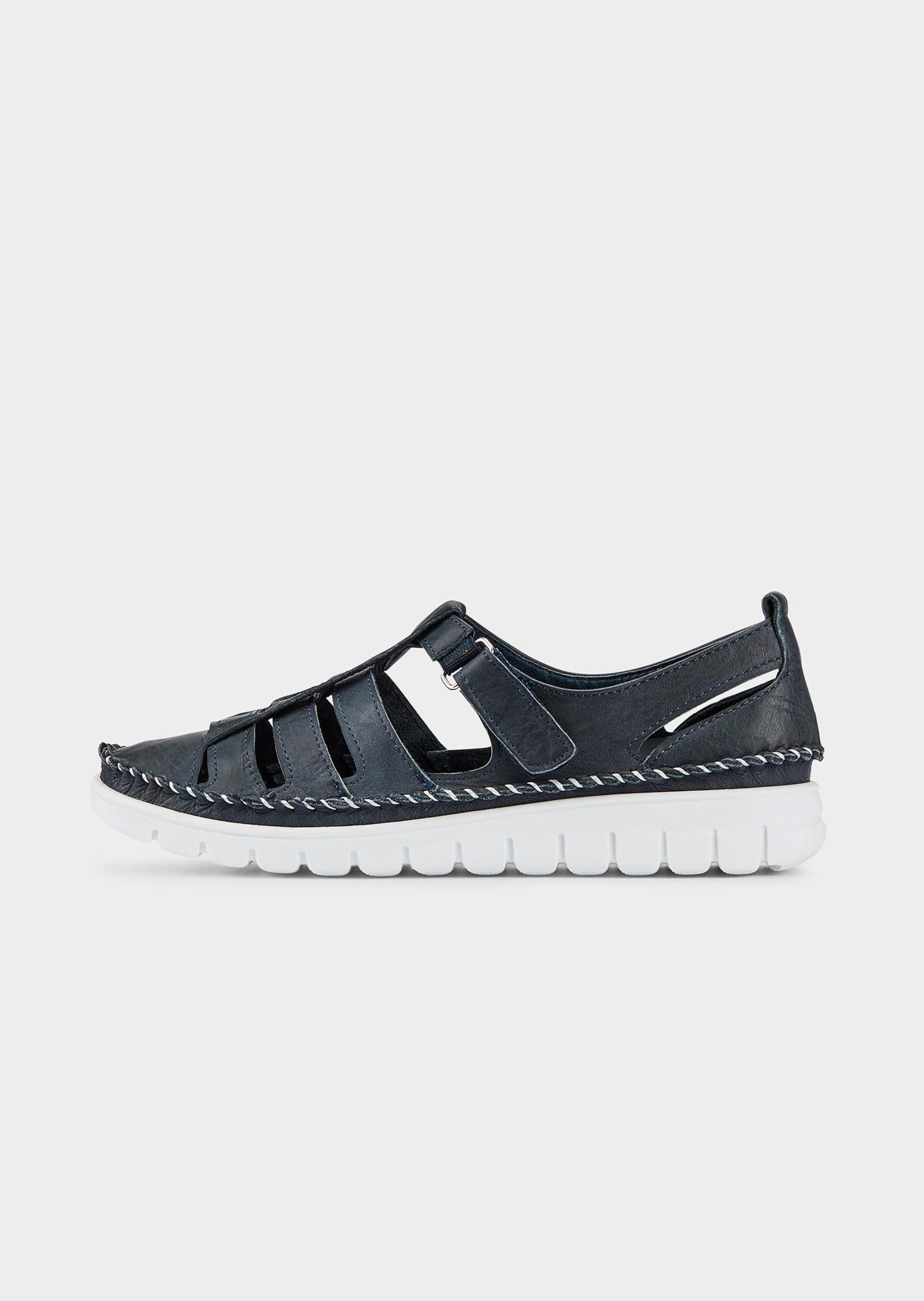 Leder-Sandalen mit geschlossener Ferse