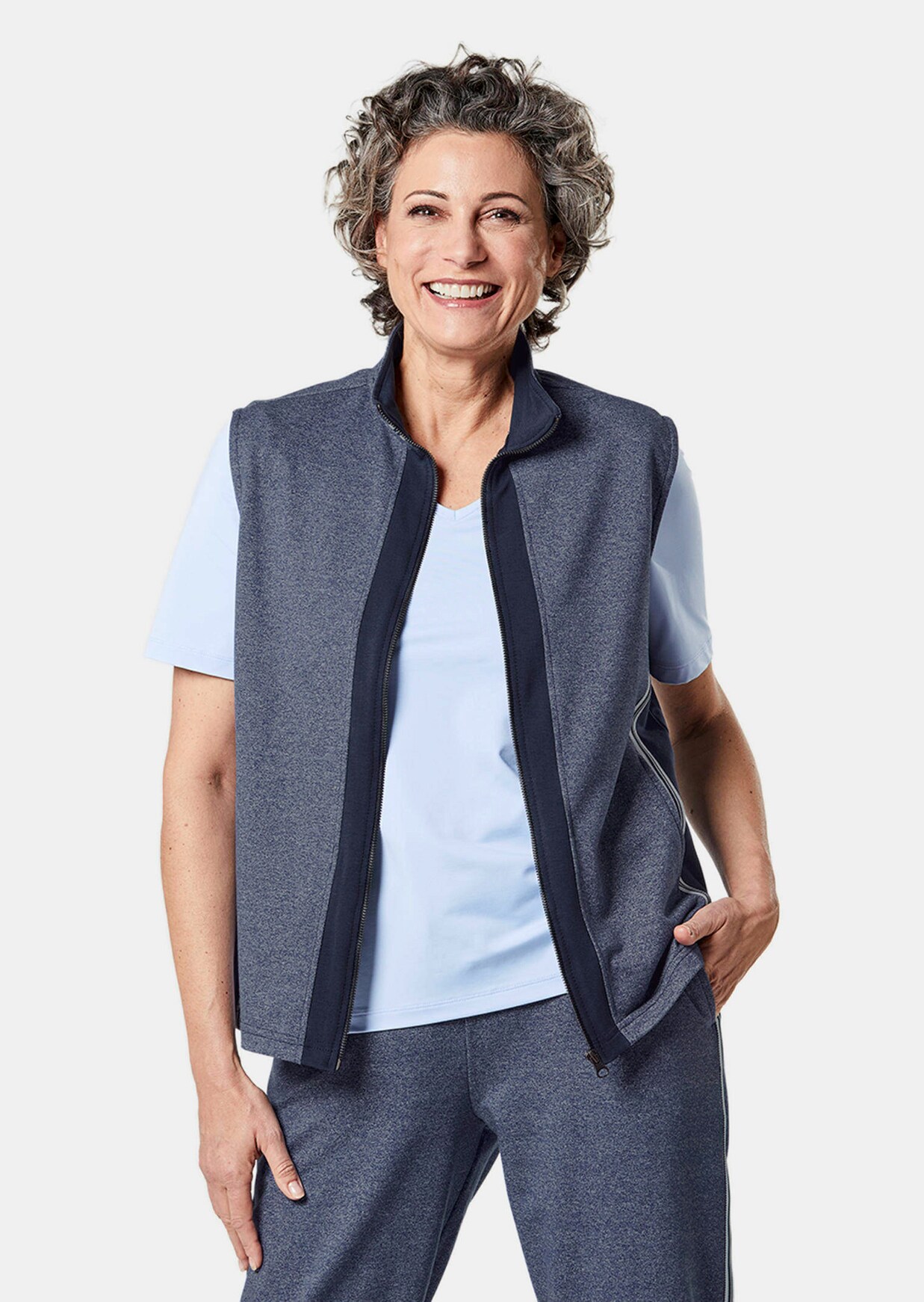 Gilet de loisirs zippé
