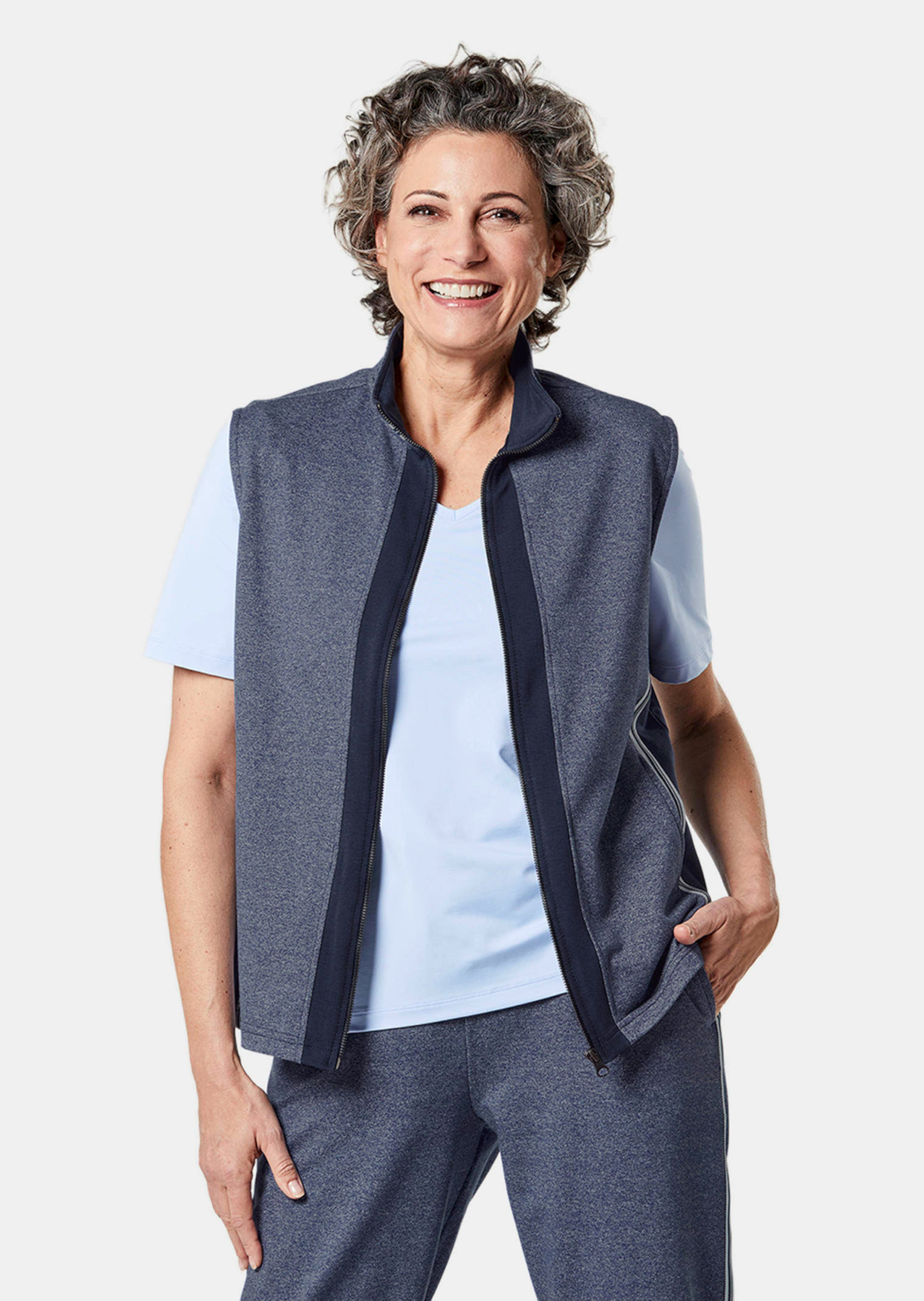 Gilet de loisirs zippé