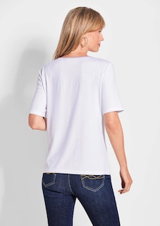 Elégant T-shirt avec motif à l'avant thumbnail 3