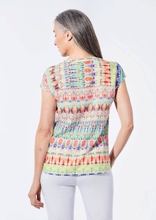 Casual blouse met print thumbnail 3