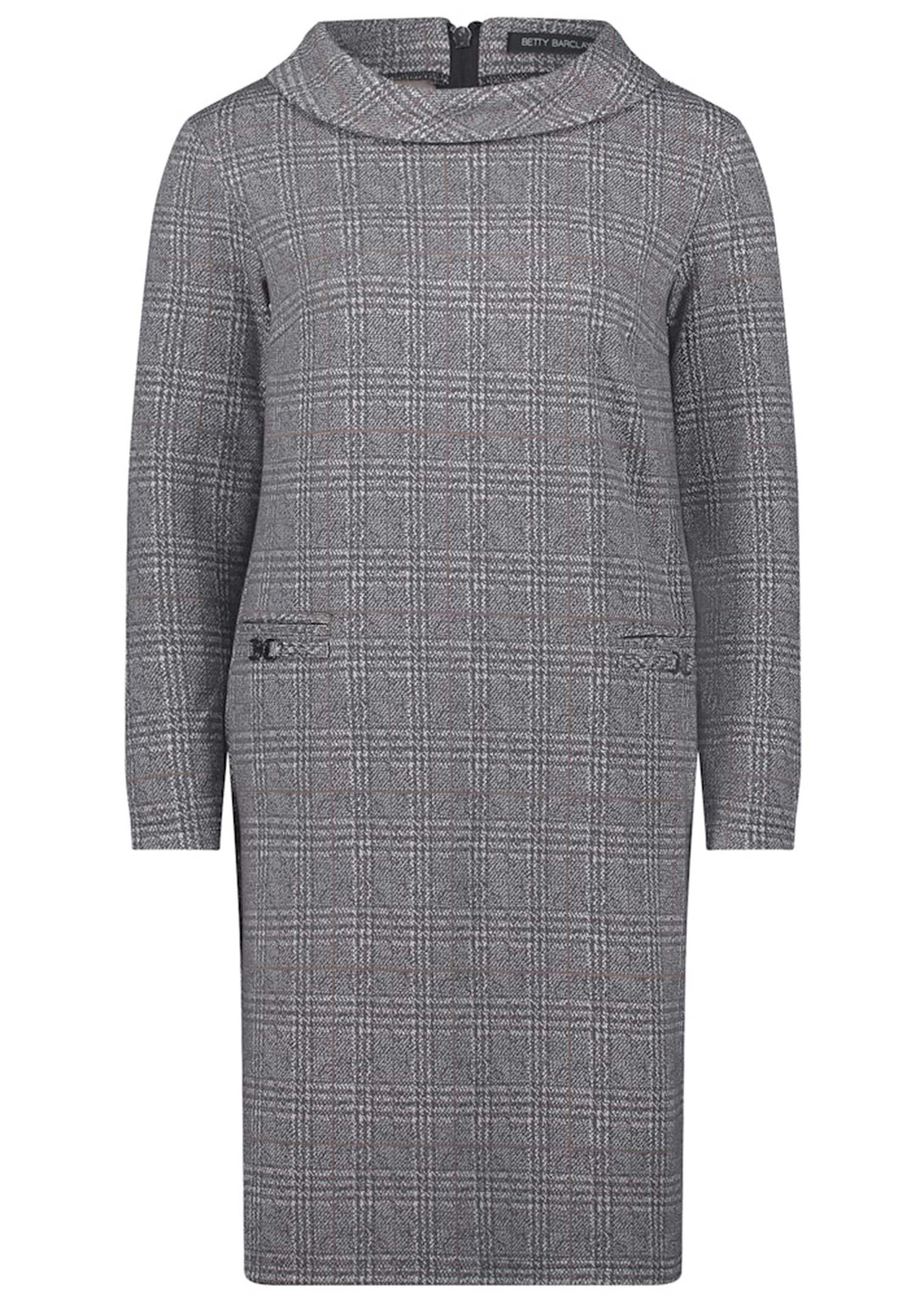 Jersey jurk van ruitjacquard
