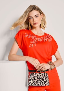 T-shirt avec motif en sequins thumbnail 5