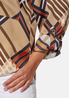 Bluse mit platziertem Druck  thumbnail 6