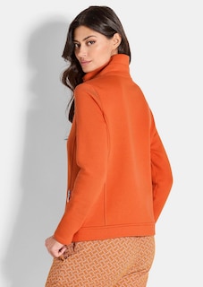 Schwere Sweatjacke mit Bändern thumbnail 3