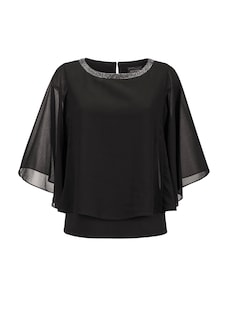 T-shirt à manches larges en mousseline thumbnail 6