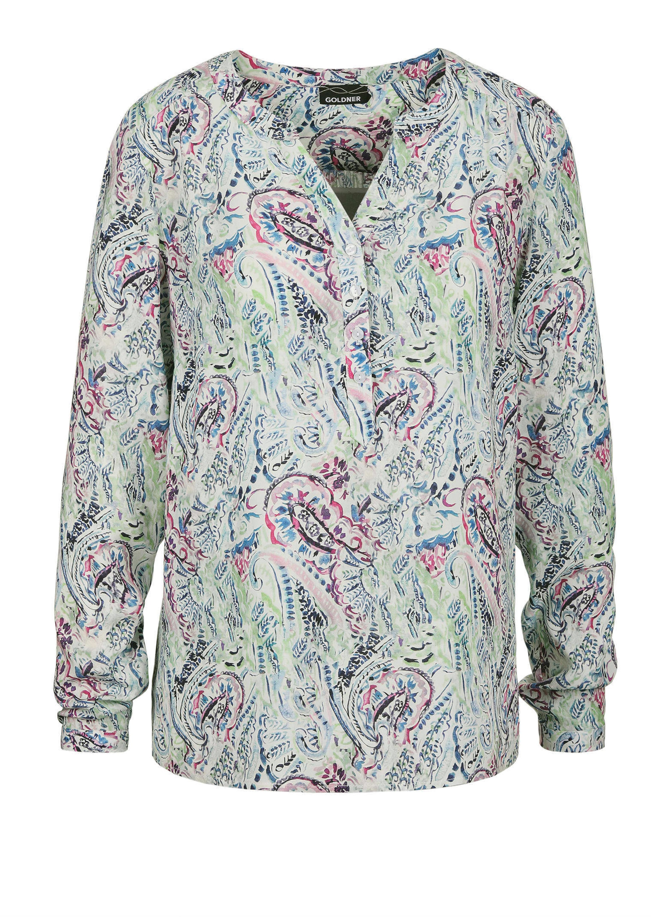 Gedessineerde blouse met unieke print