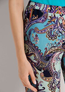 Weite Sommerhose mit Unikat-Print thumbnail 6