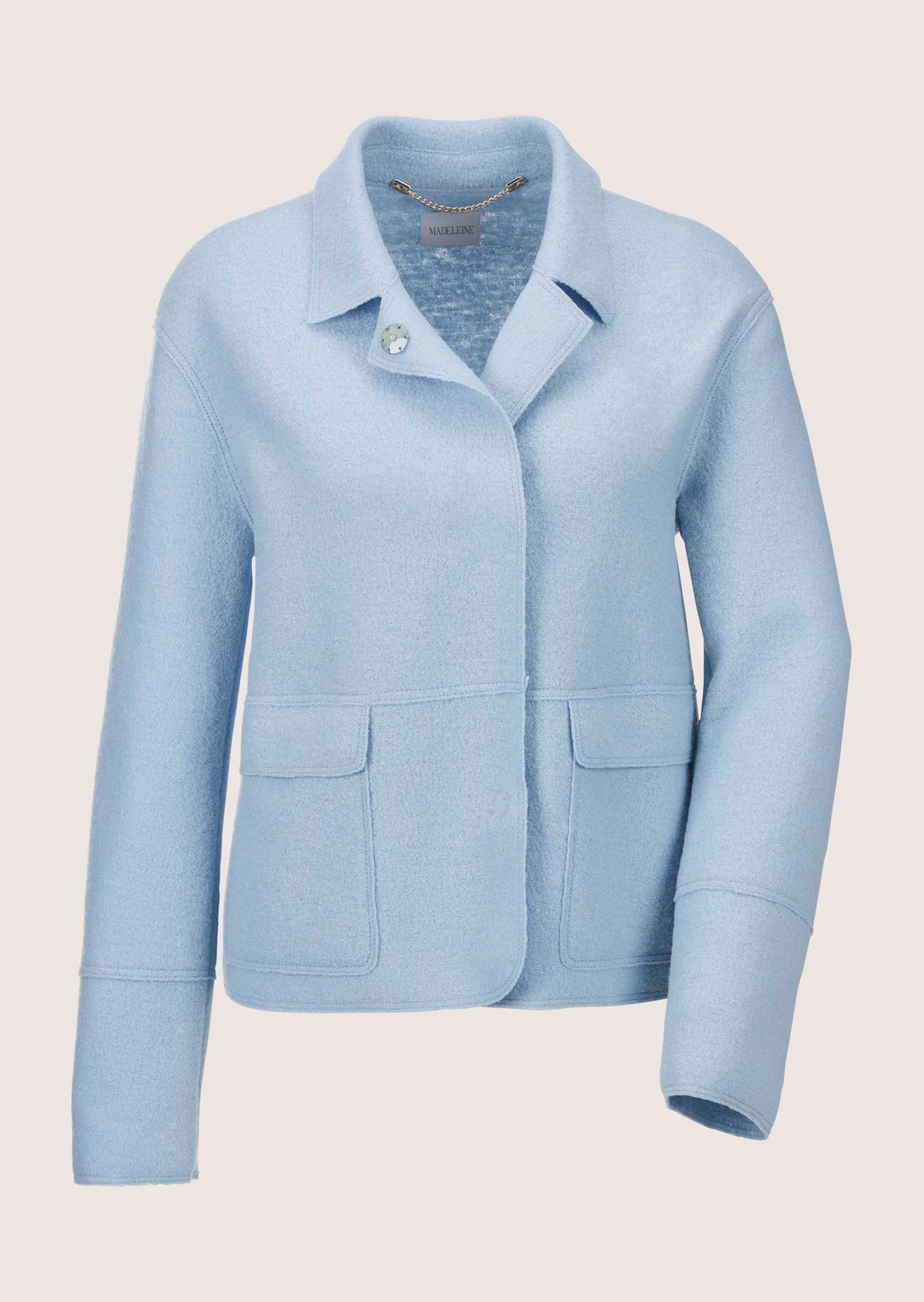 Blazer courte en pure laine vierge thumbnail 7