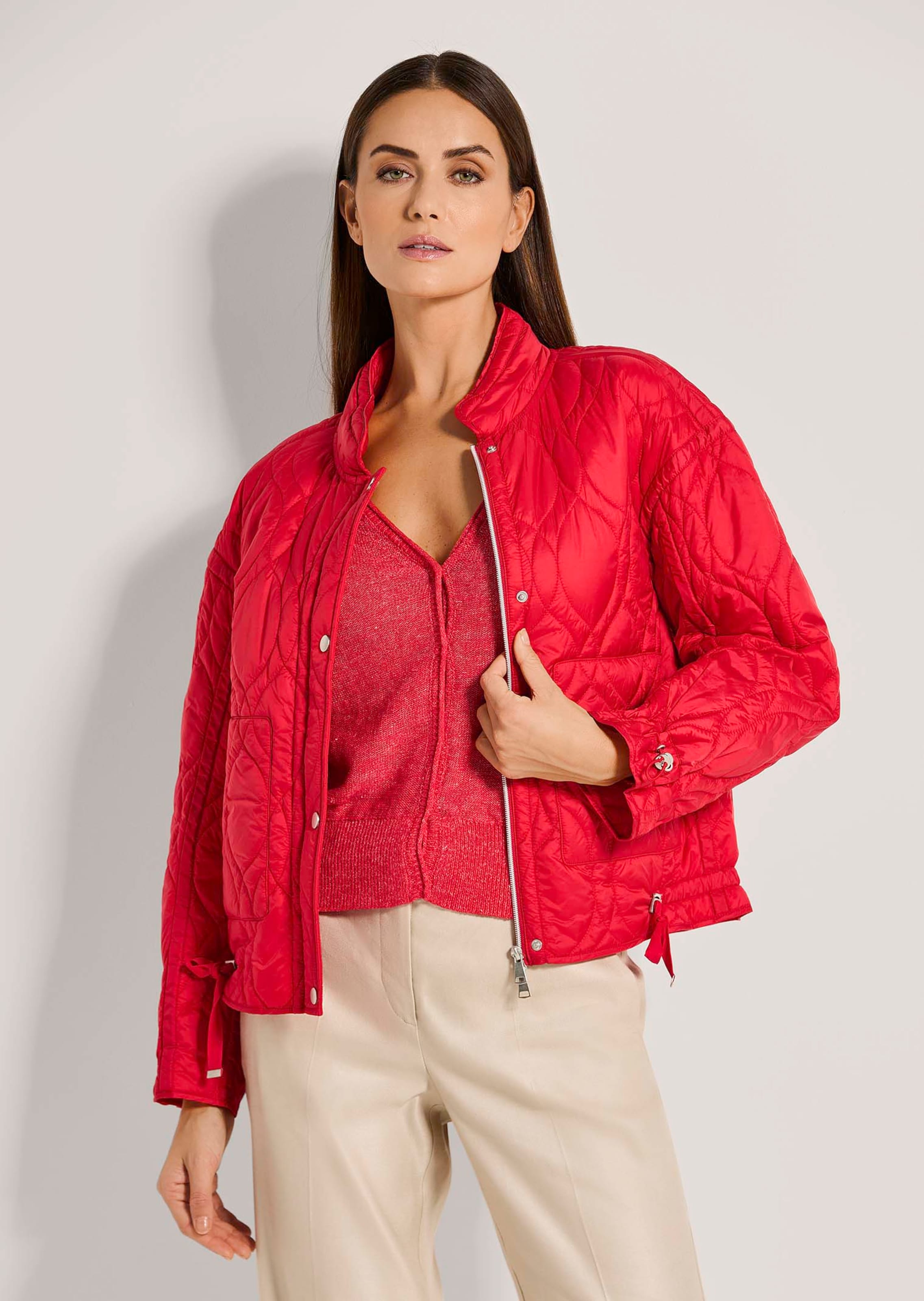 Jacke aus leicht wattiertem Sommer-Stepp