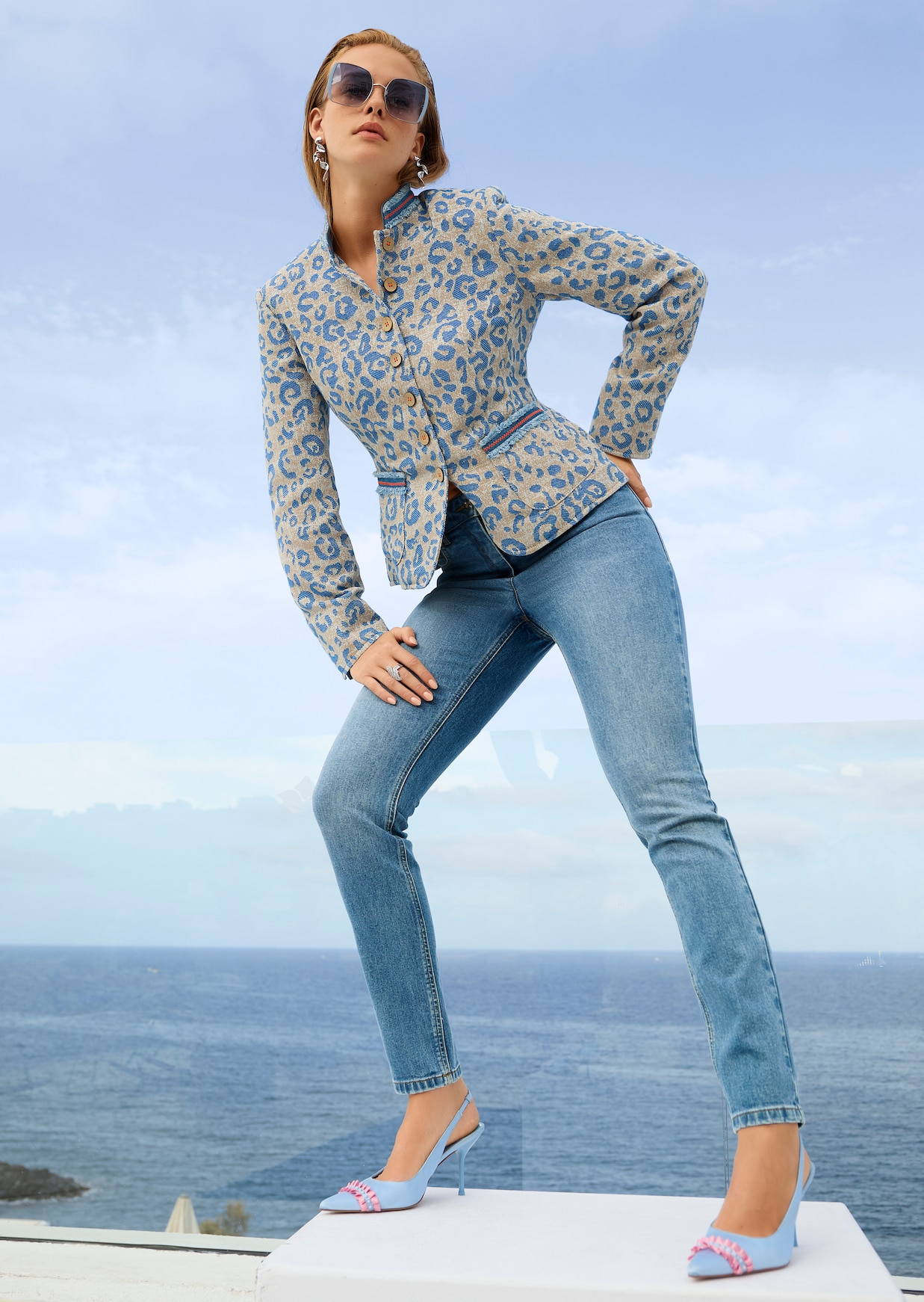 Slim fit five-pocket jeans