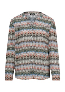 Viskose-Bluse mit grafischem Druck thumbnail 6