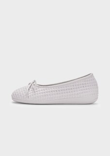 Pantoufles ballerines en coton thumbnail 5