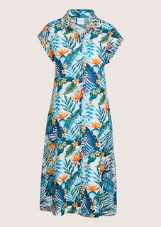 Hemdblusenkleid mit exotischem Print thumbnail 7