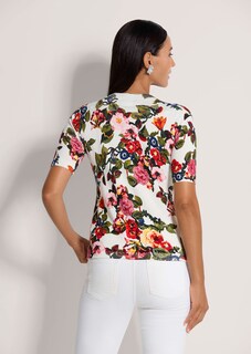 Rundhals-Pullover mit Unikat-Print thumbnail 4
