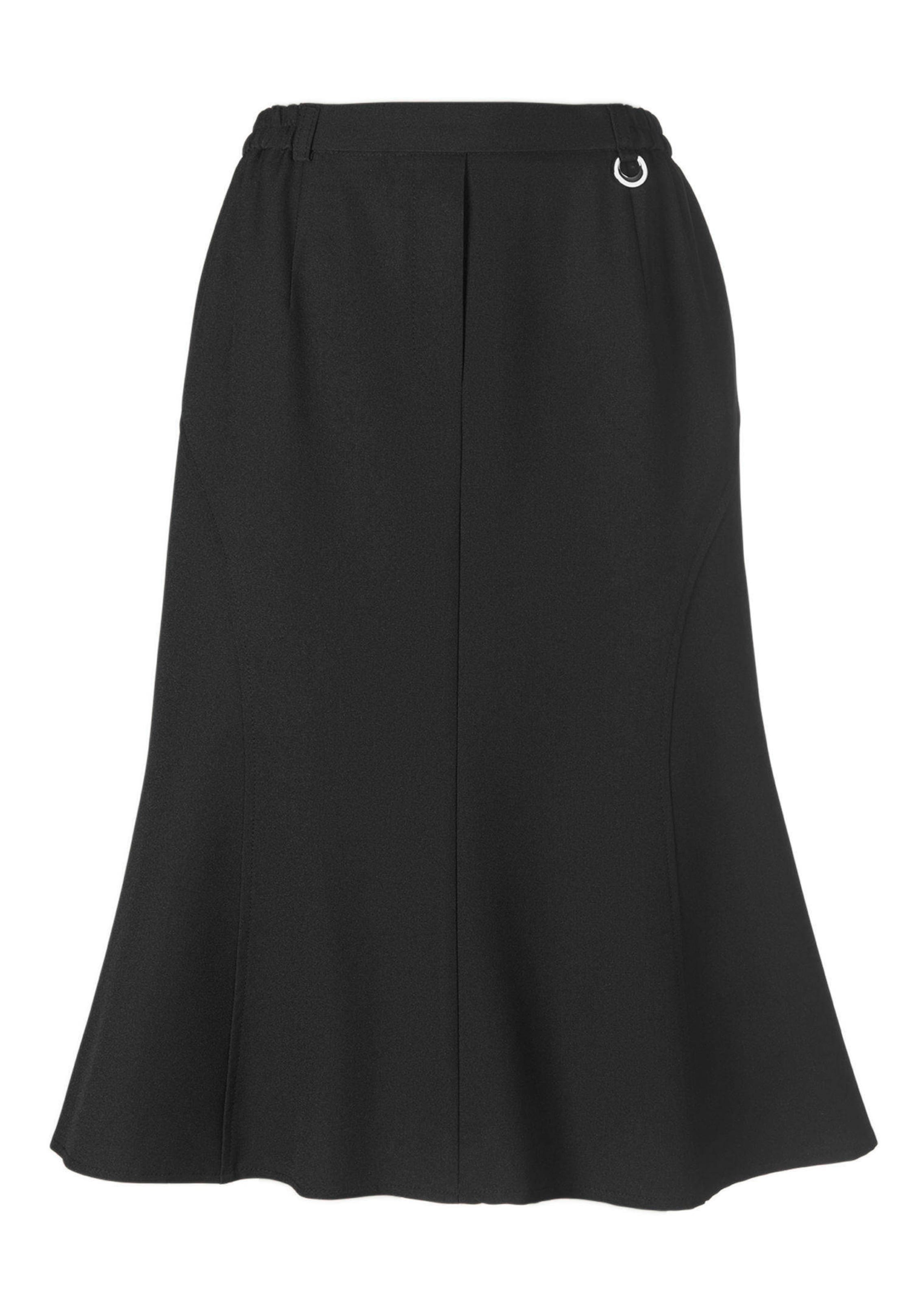 Kreukarme rok met SilverFresh-bewerking en elastische tailleband