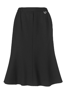 Kreukarme rok met SilverFresh-bewerking en elastische tailleband thumbnail 6