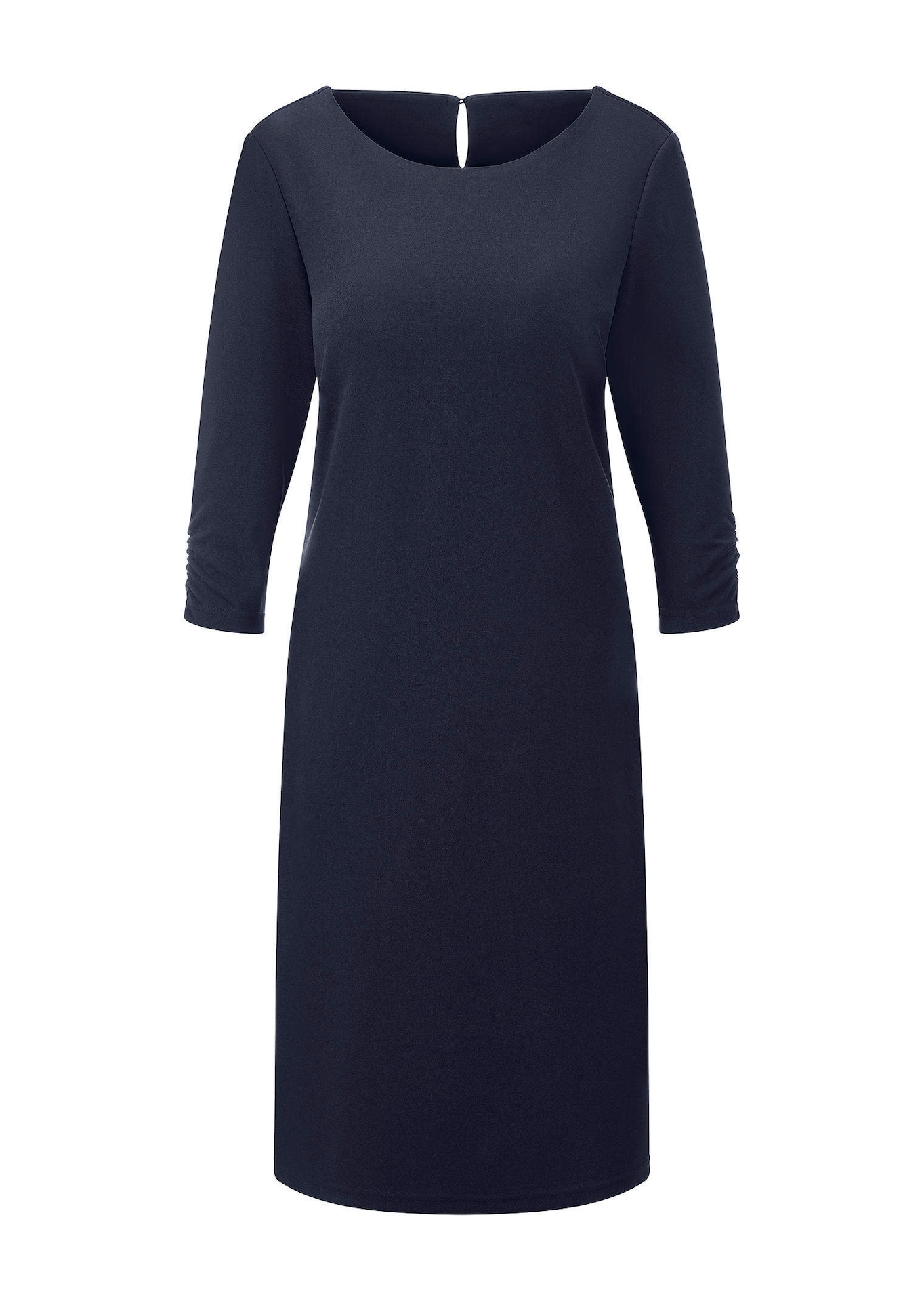 Elegantes Kleid mit gerafften Ärmeln