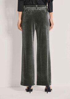 Pantalon large en velours à enfiler thumbnail 4