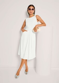 Ärmelloses Kleid mit Drapierung thumbnail 5