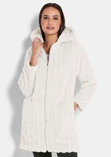 Legere Fleecejacke mit Kapuze thumbnail 1