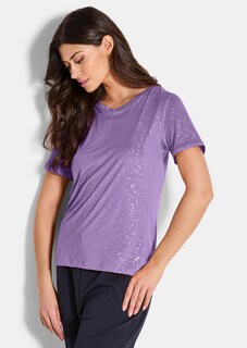 T-shirt de sport avec motif Jacquard raffiné thumbnail 2