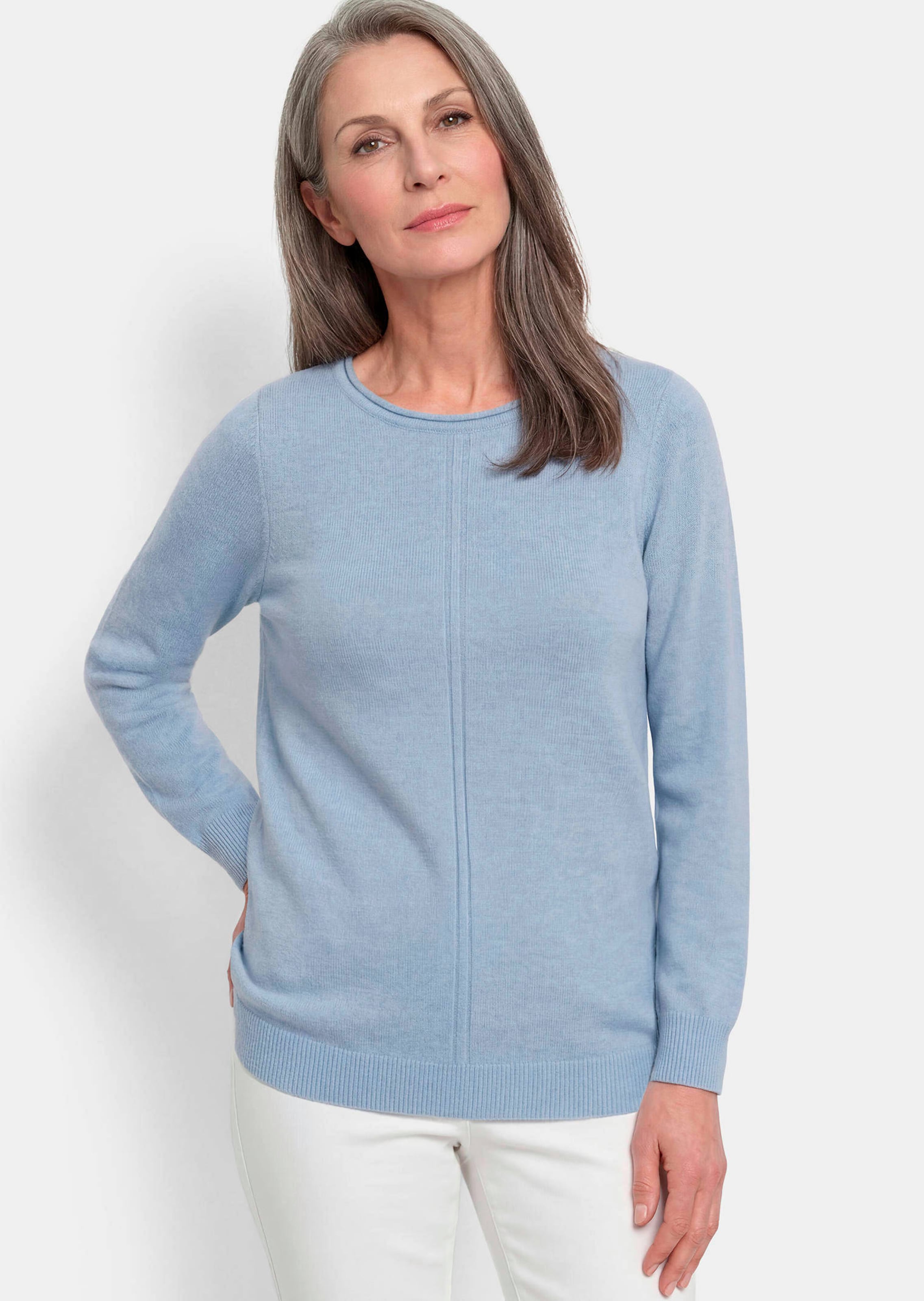 Pull en maille en pure laine mérinos