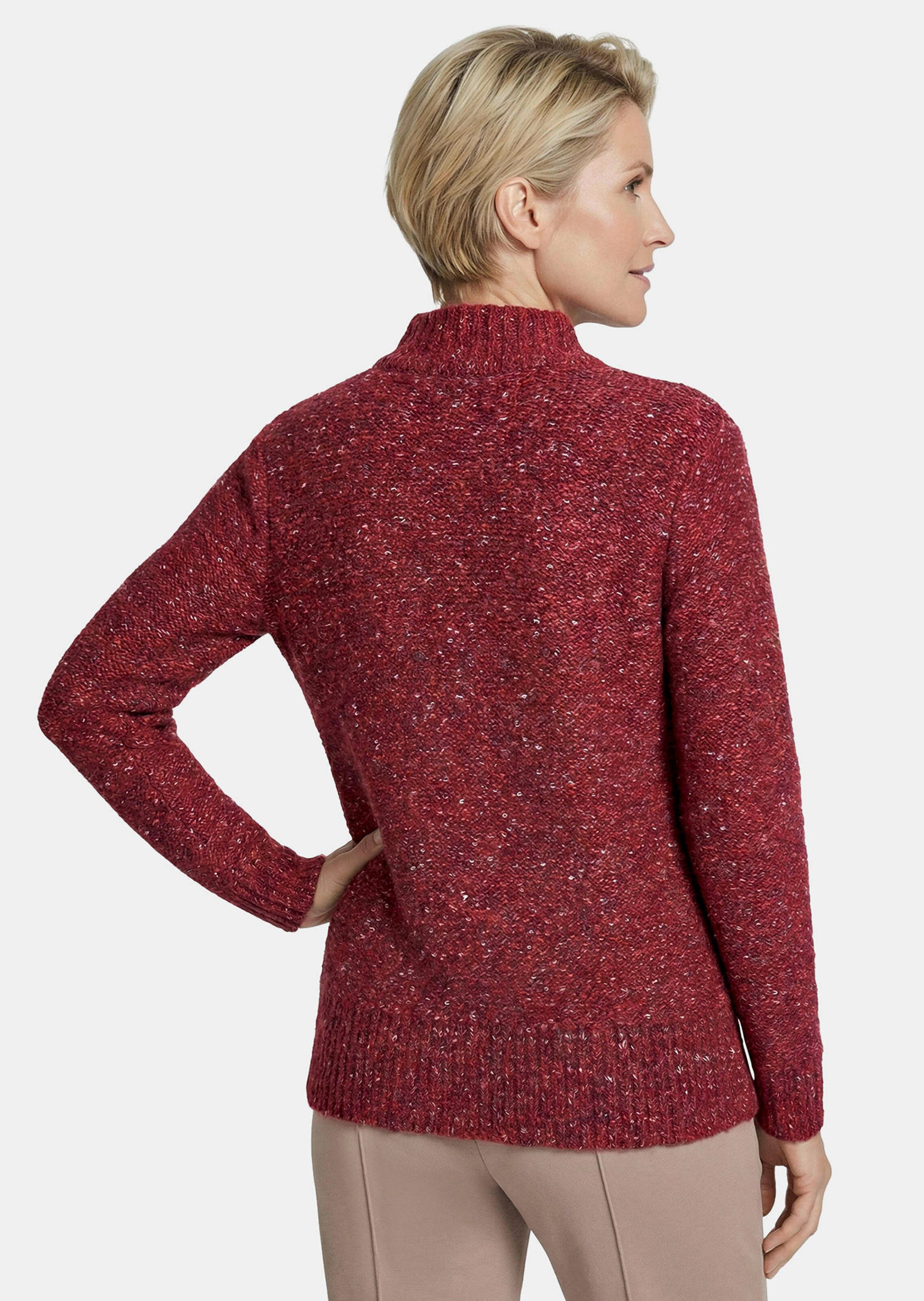 Tricot pullover in bouclé-look thumbnail 3