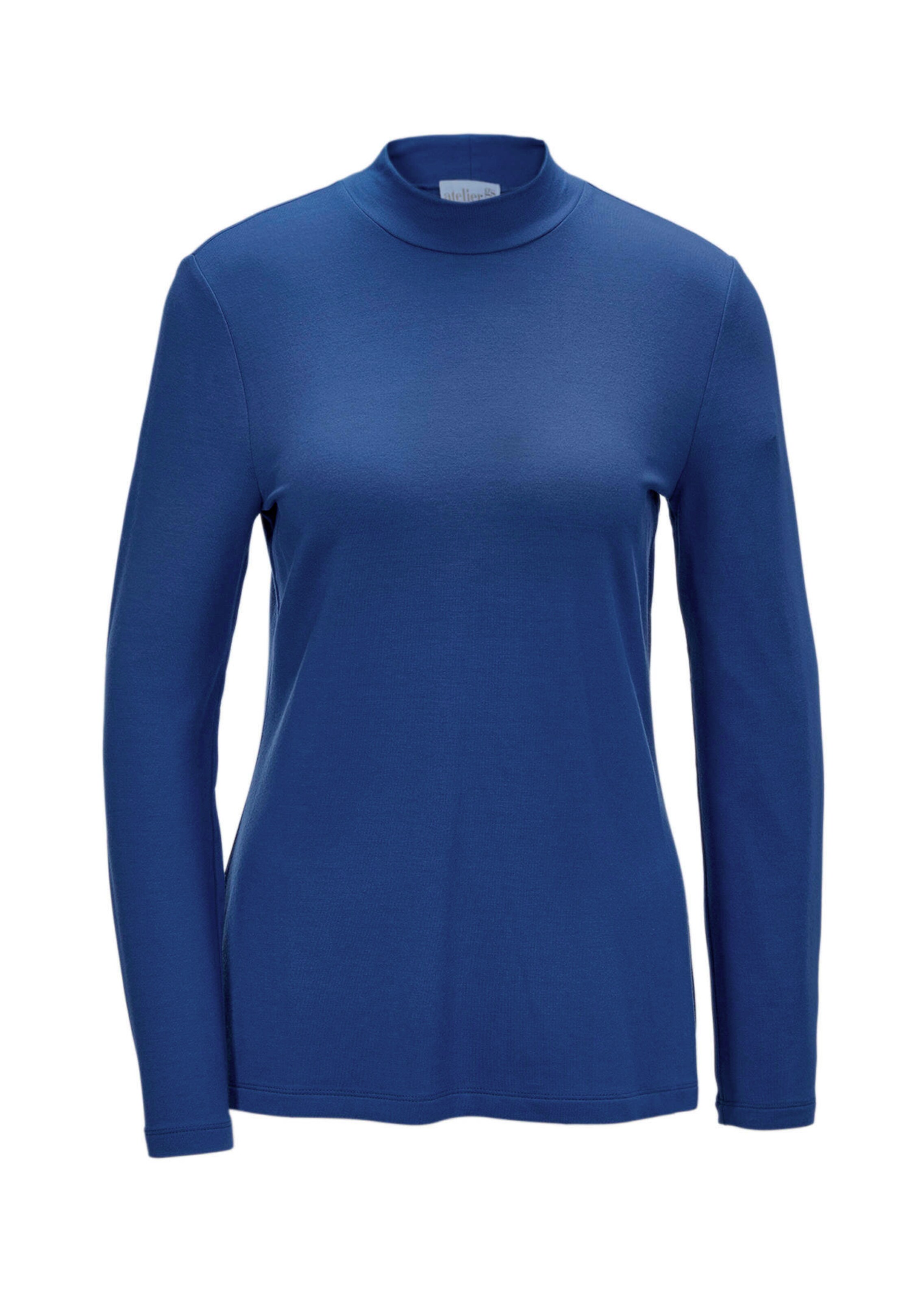Stehkragenshirt mit Langarm