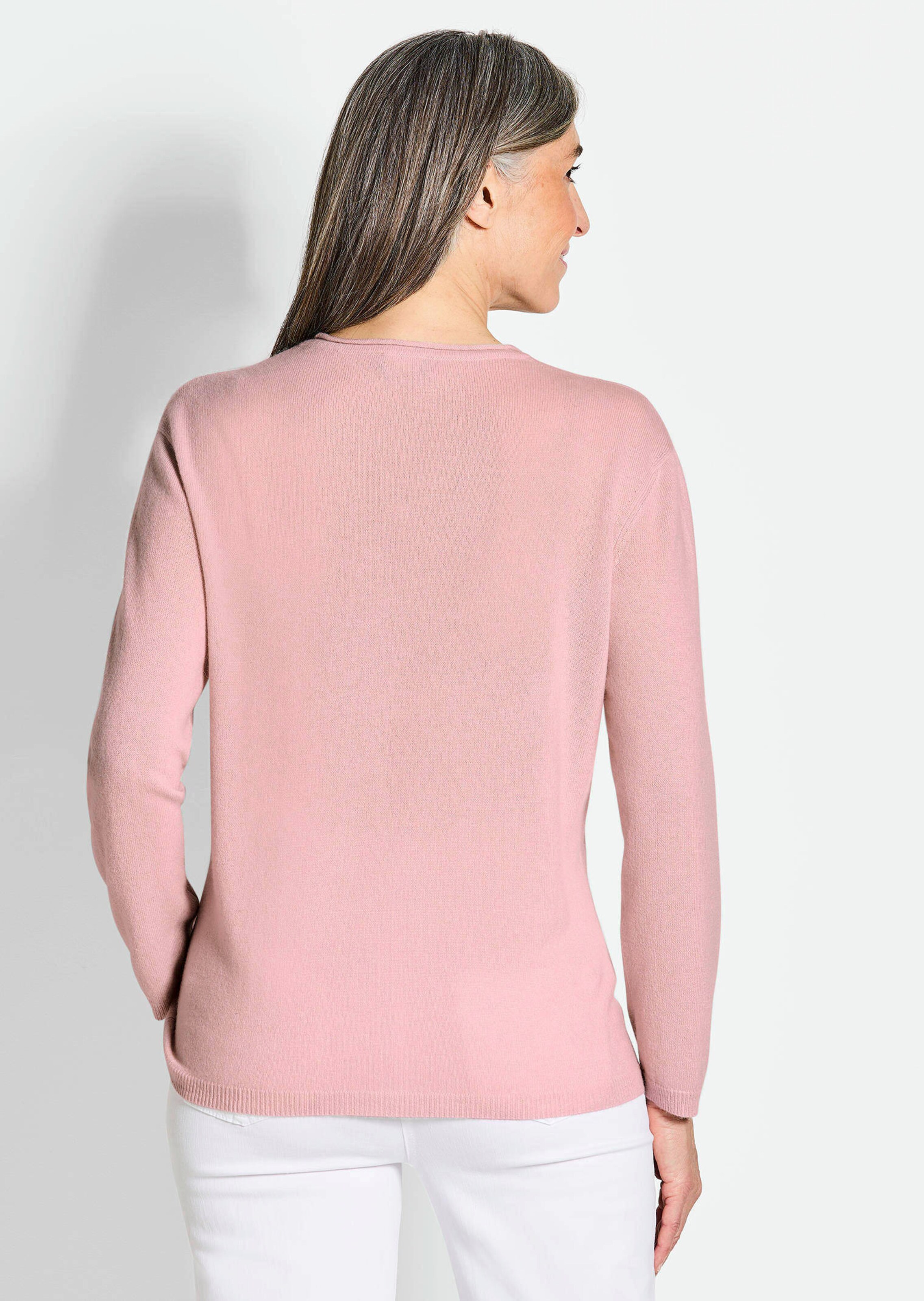 Pullover van kasjmier met V-hals thumbnail 3